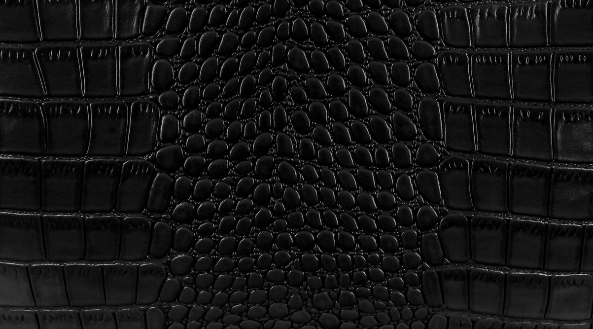 Black Crocodile Leather Background